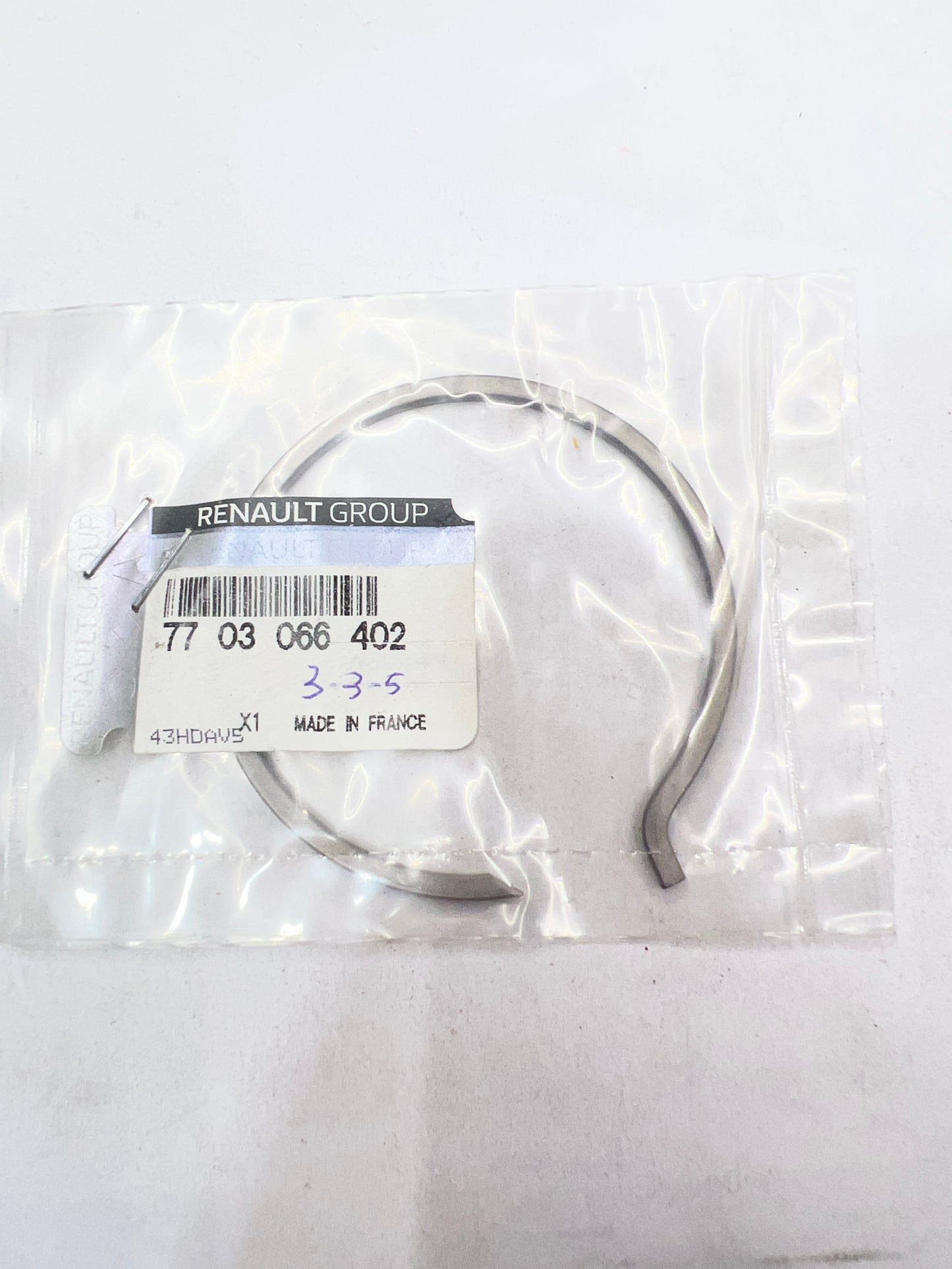 7703066402 ANILLO FRENO RENAULT