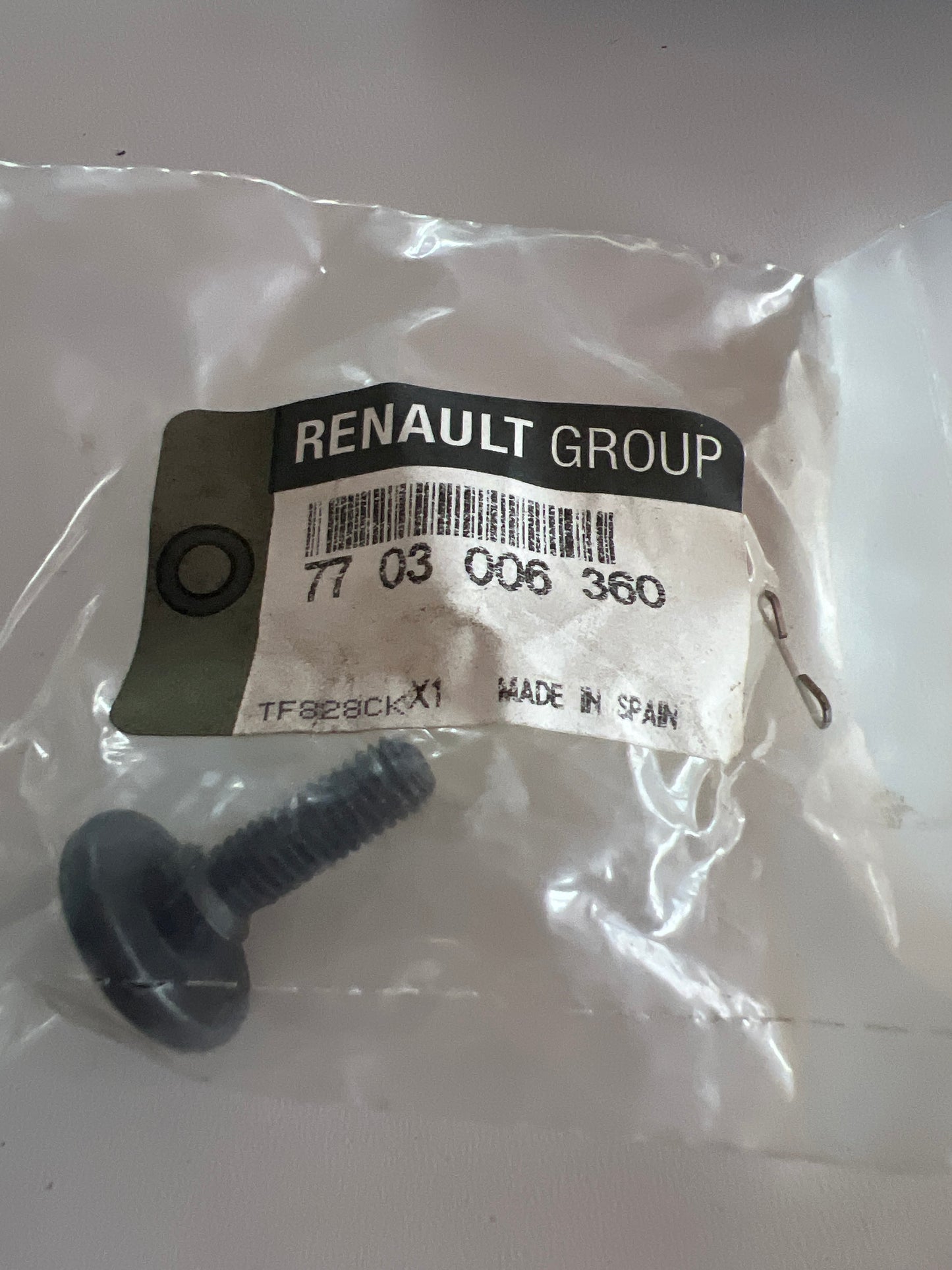 7703006360 TORNILLO APOYO M6 RENAULT