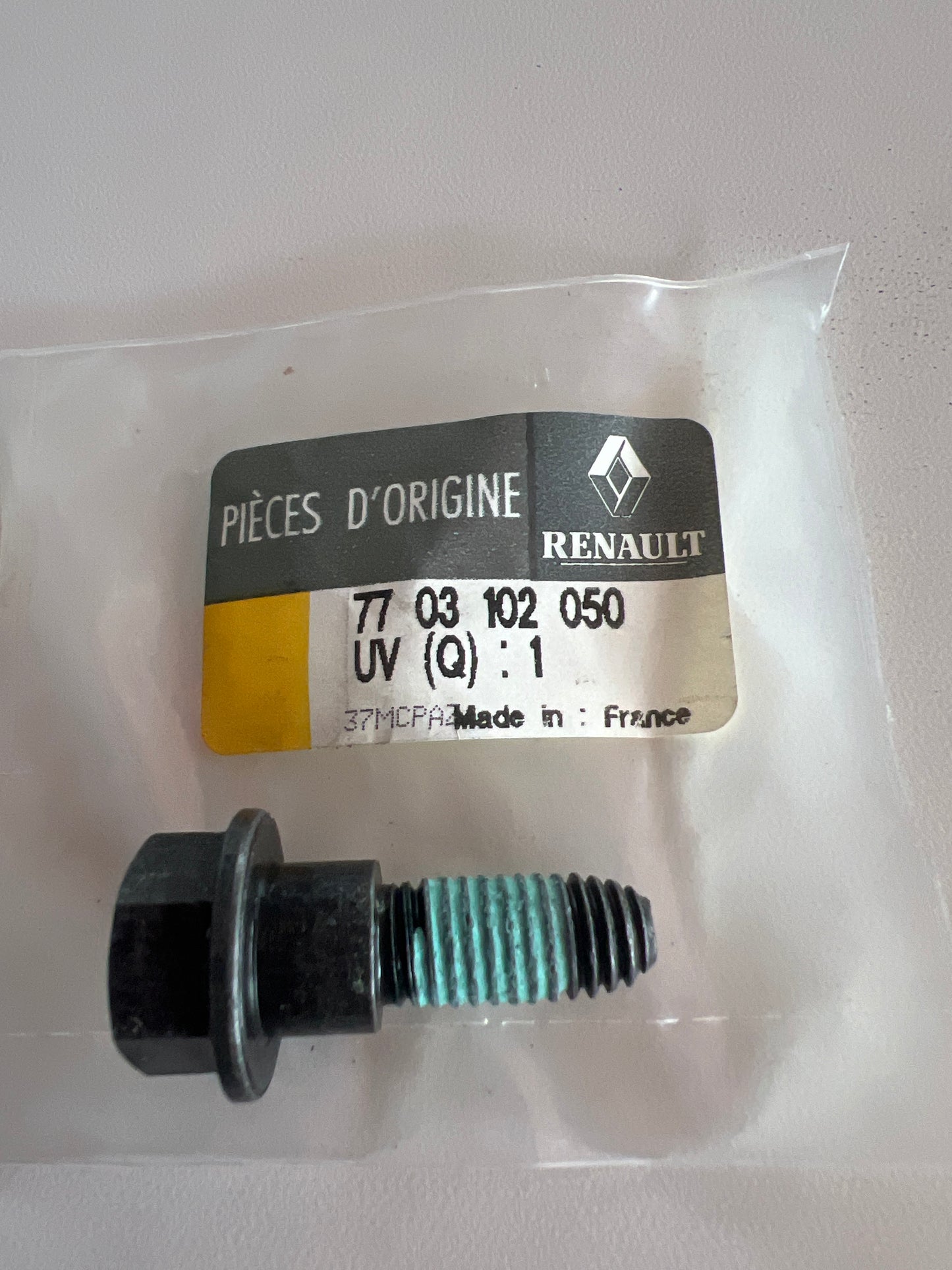 7703102050 - TORN BASE M10 - Renault