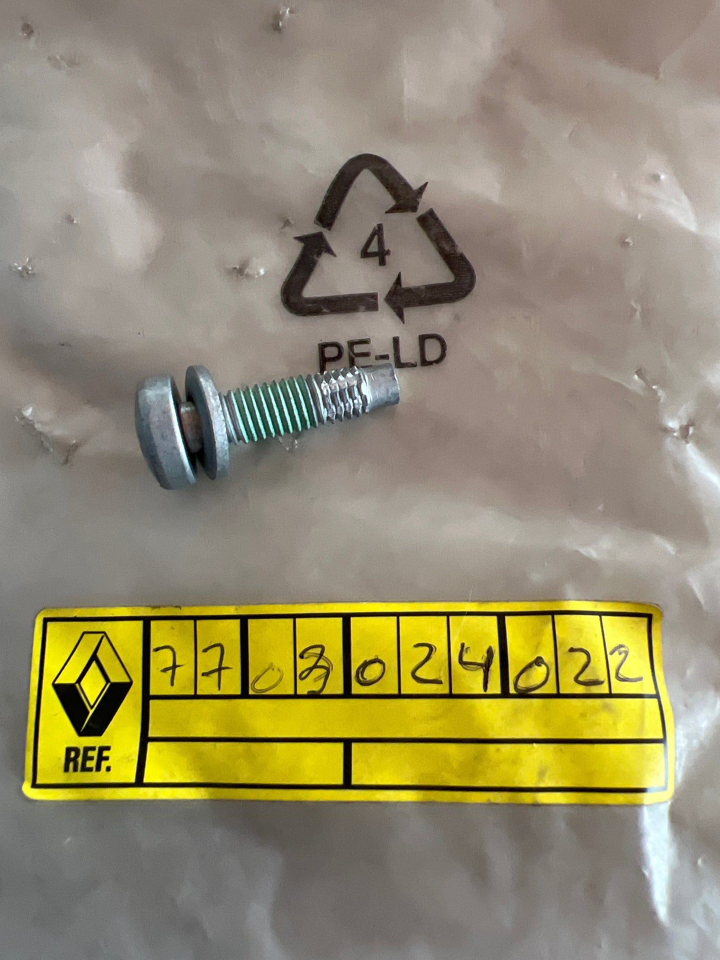 7703024022 TORNILLO BISAGRA PUERTA RENAULT
