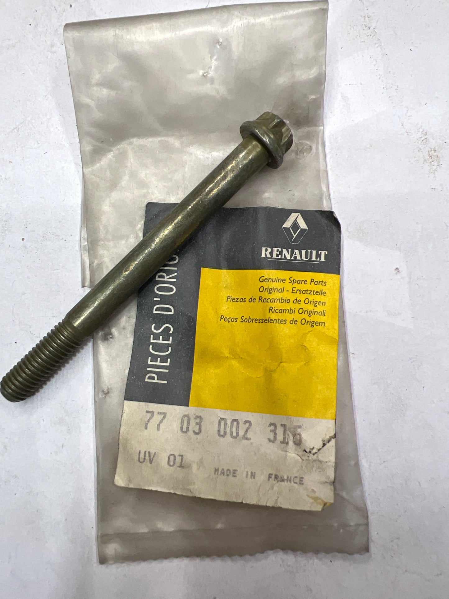 7703002315 TORNILLO FIJACION RENAULT