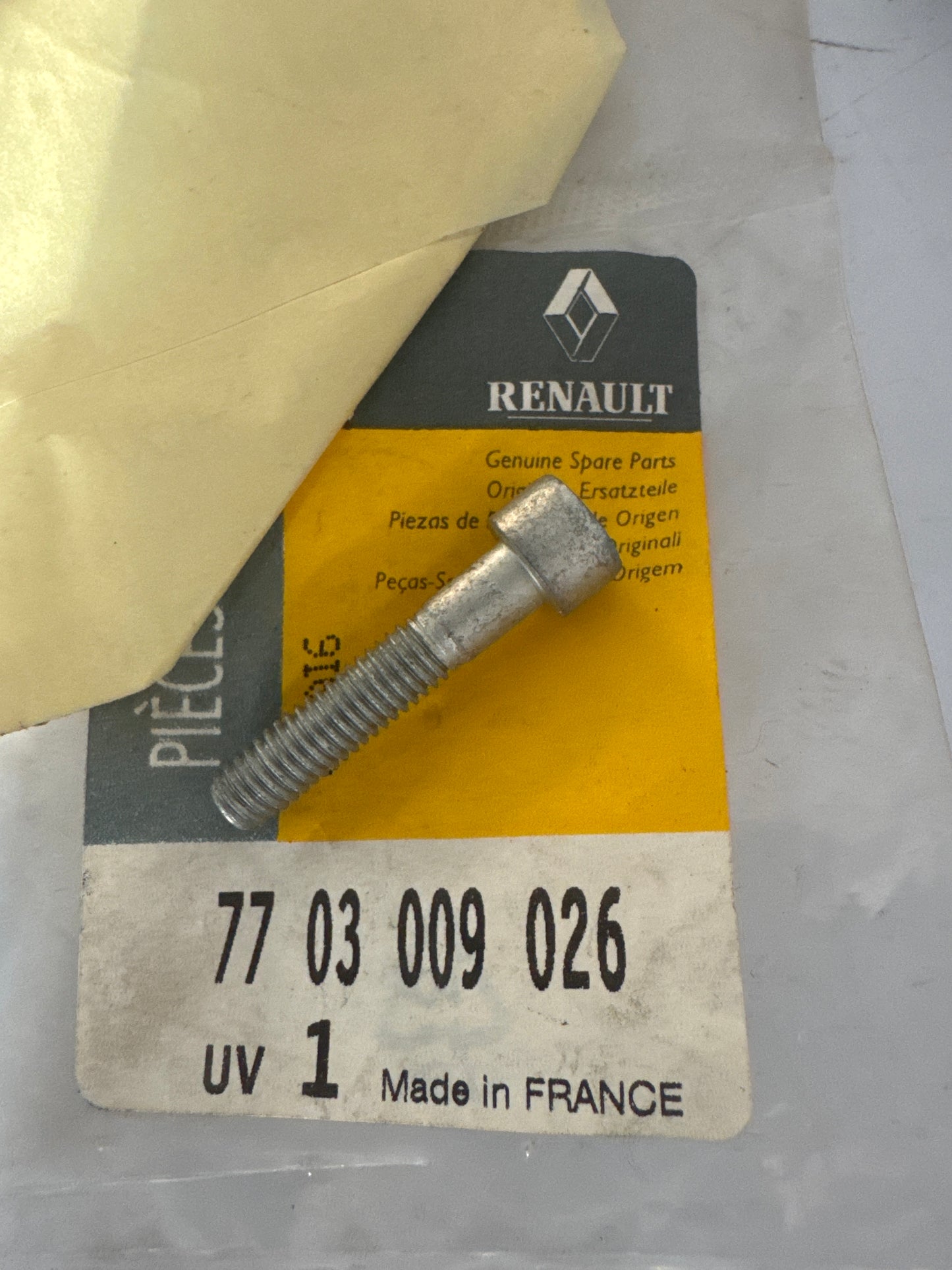 7703009026, TORNILLO TENSOR, Renault