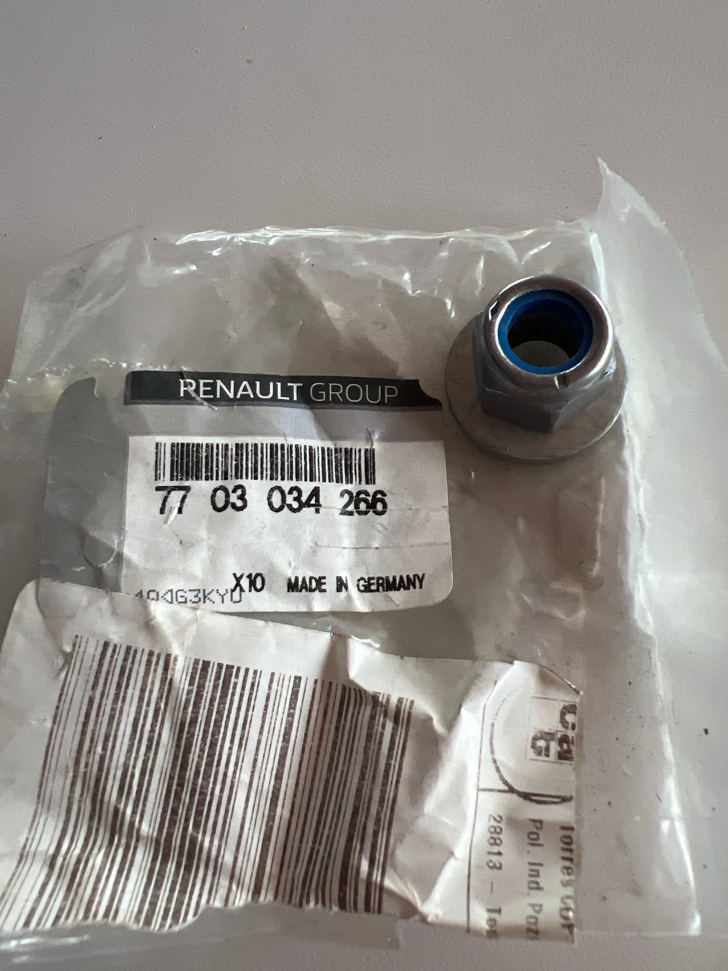 7703034266 Renault TUERCA FIJAC