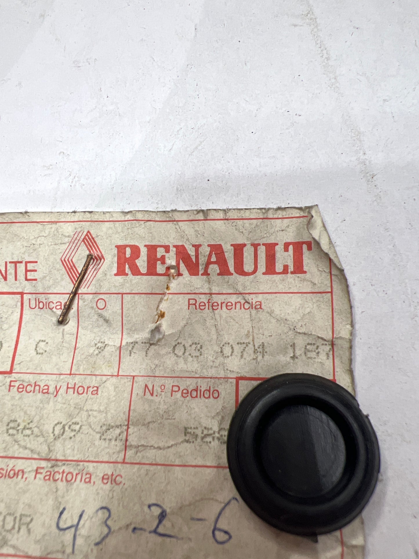 7703074187 OBTURADOR RENAULT