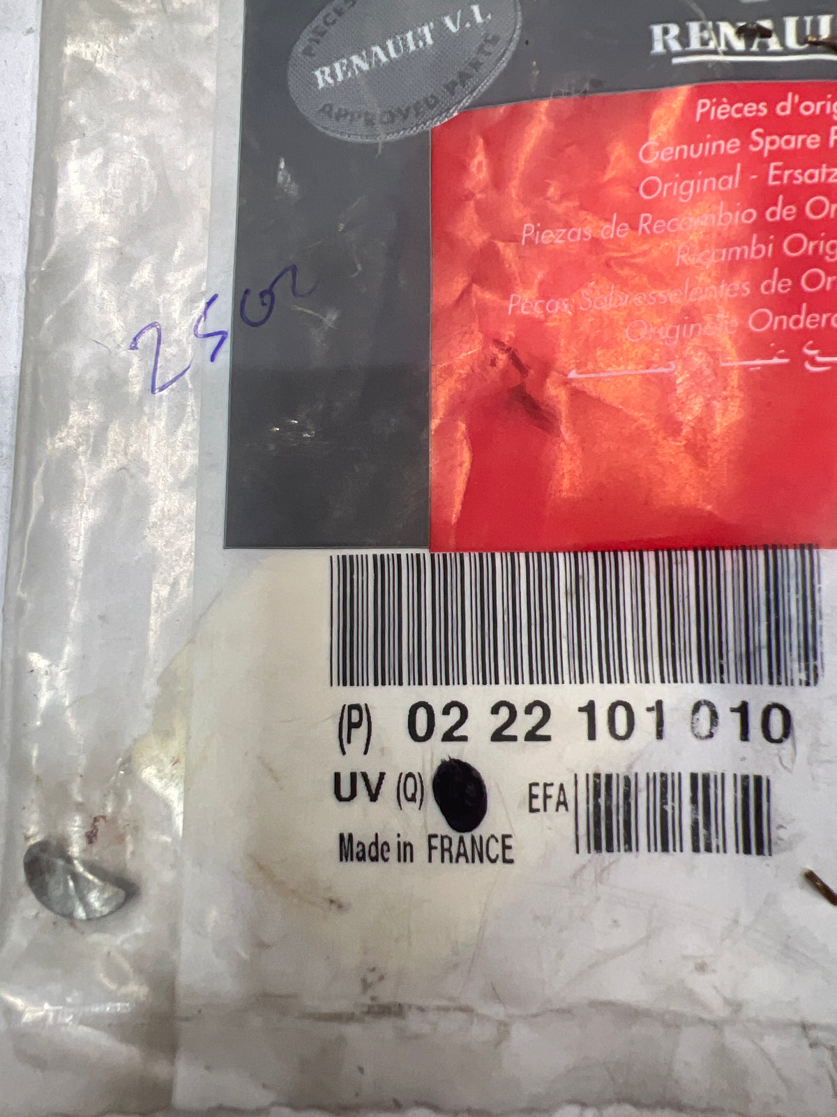 Pasador Renault 0222101010