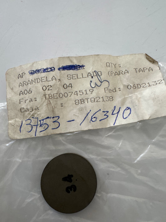 13753-16340 CAMSHAFT & VALVE, toyota