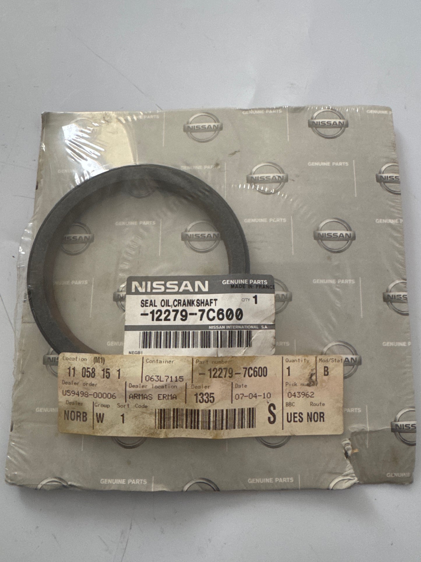 12279-7C600, JUNTA ACEITE CIG, Nissan