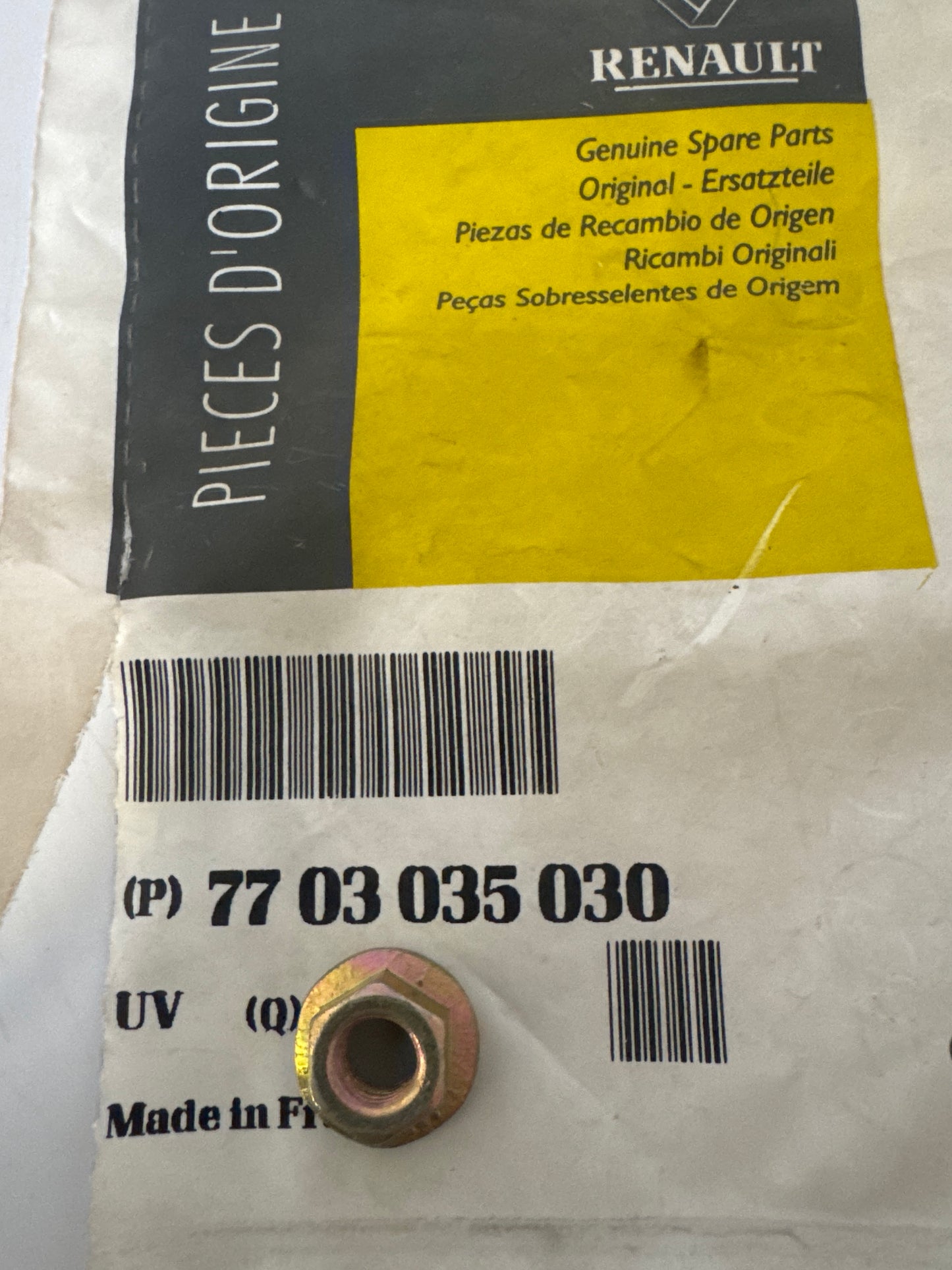 7703035030, TUERCA, Renault