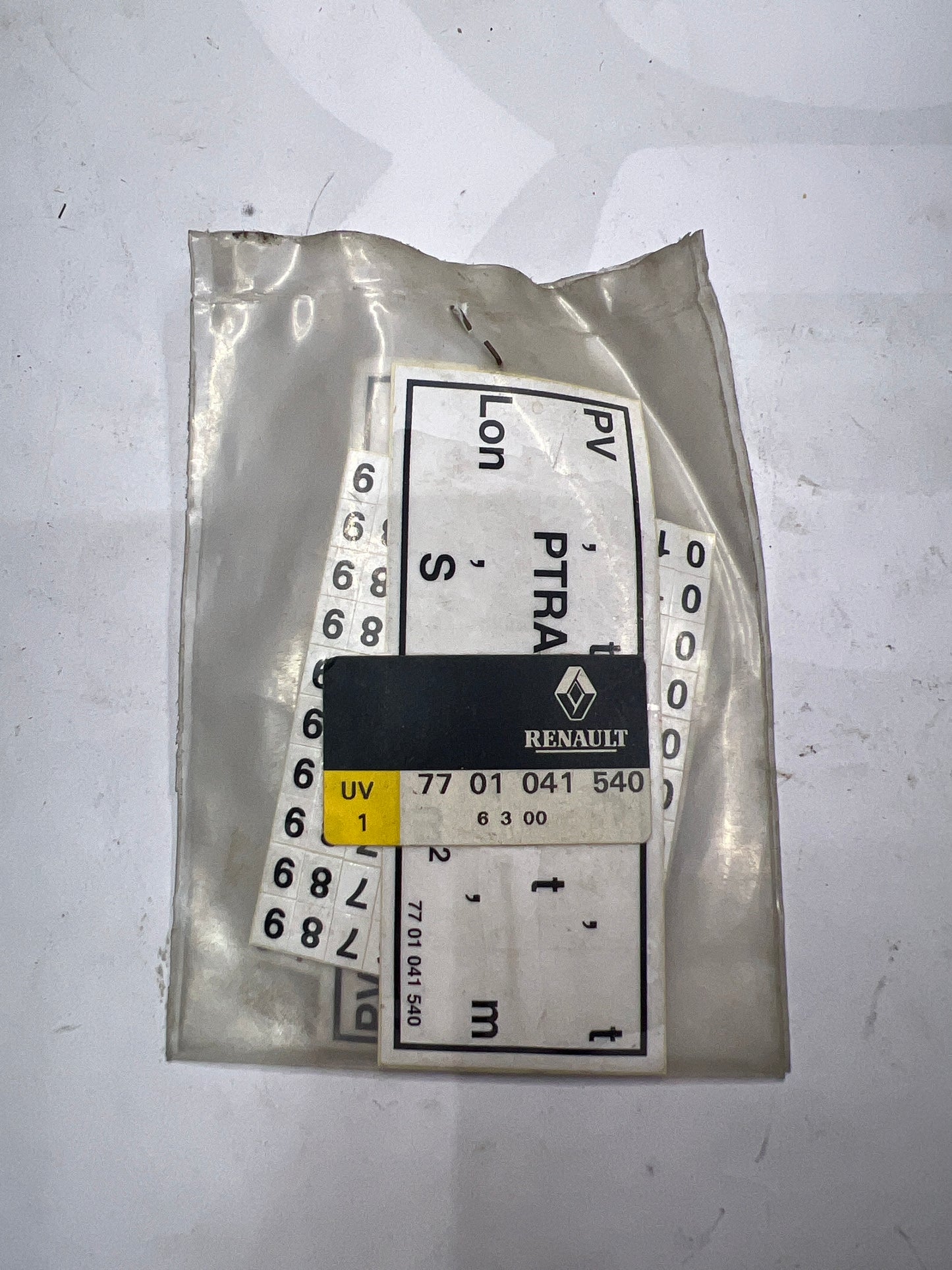 7701041540 1=10 PLACA TARA RENAULT