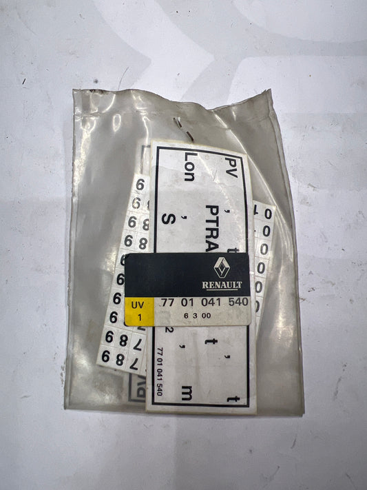 7701041540 1=10 PLACA TARA RENAULT