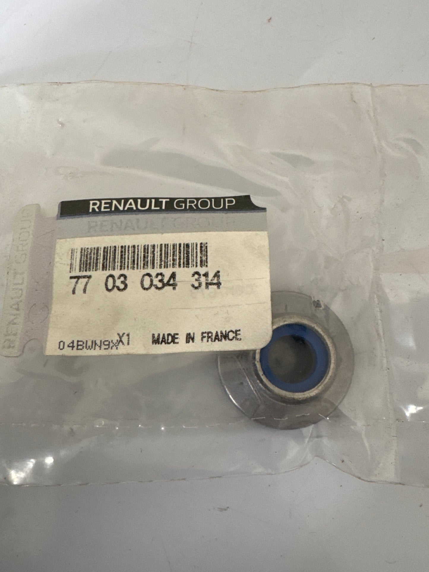 7703034314, TUERCA FIJACI M10, Renault