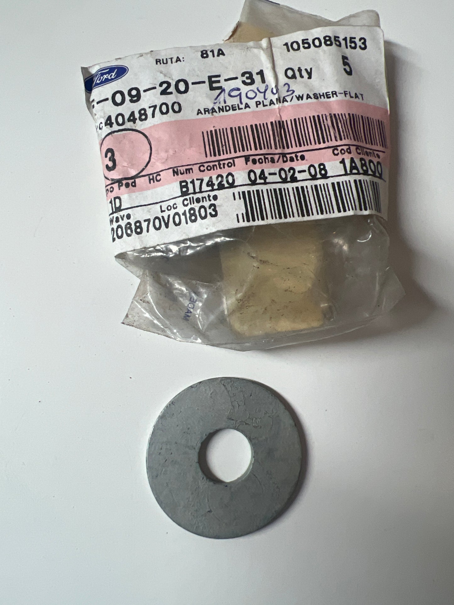 4048700, ARANDELA PLANA, Ford