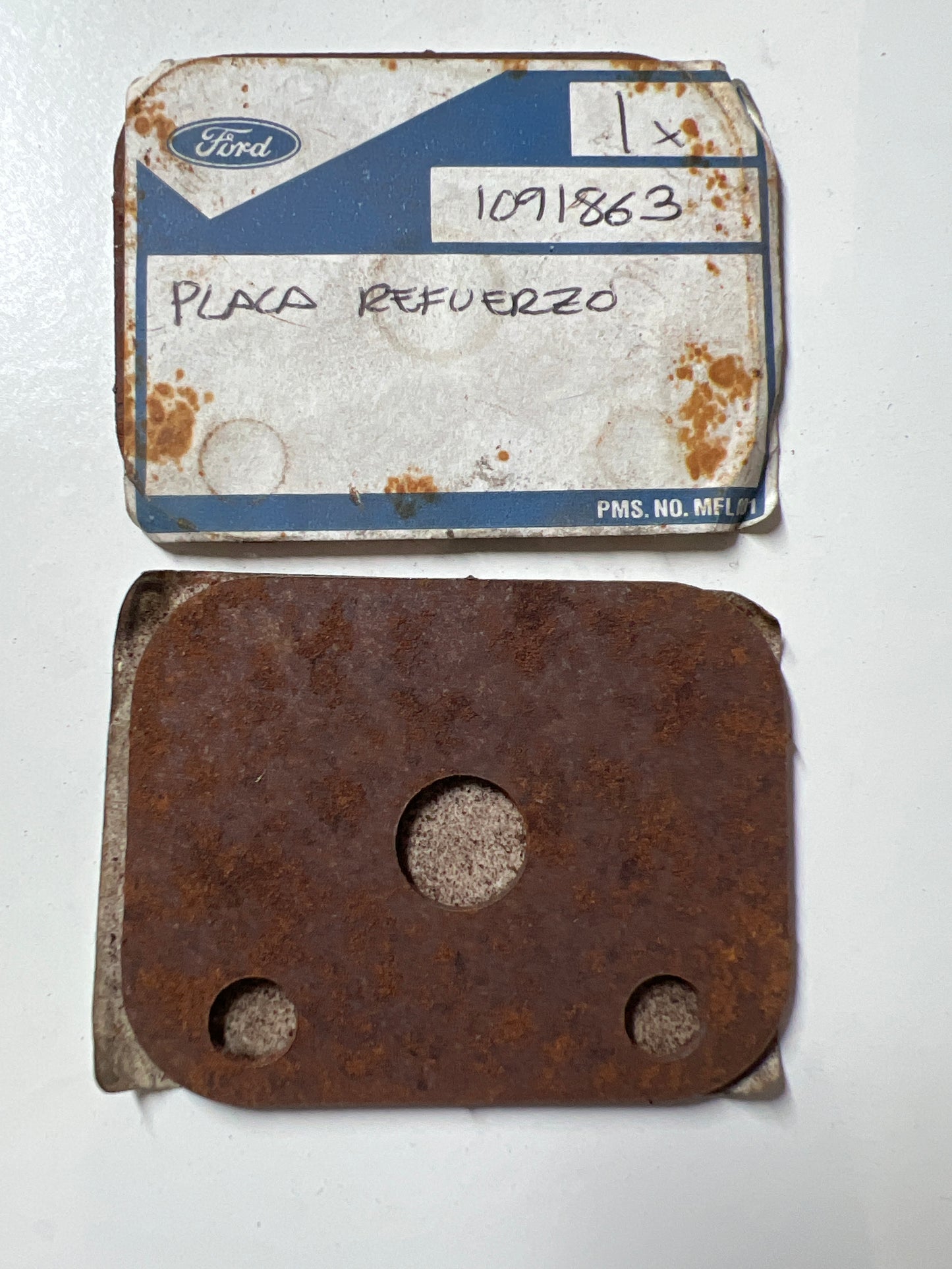 1091863, PLACA REFUERZO BISAGRA, Ford