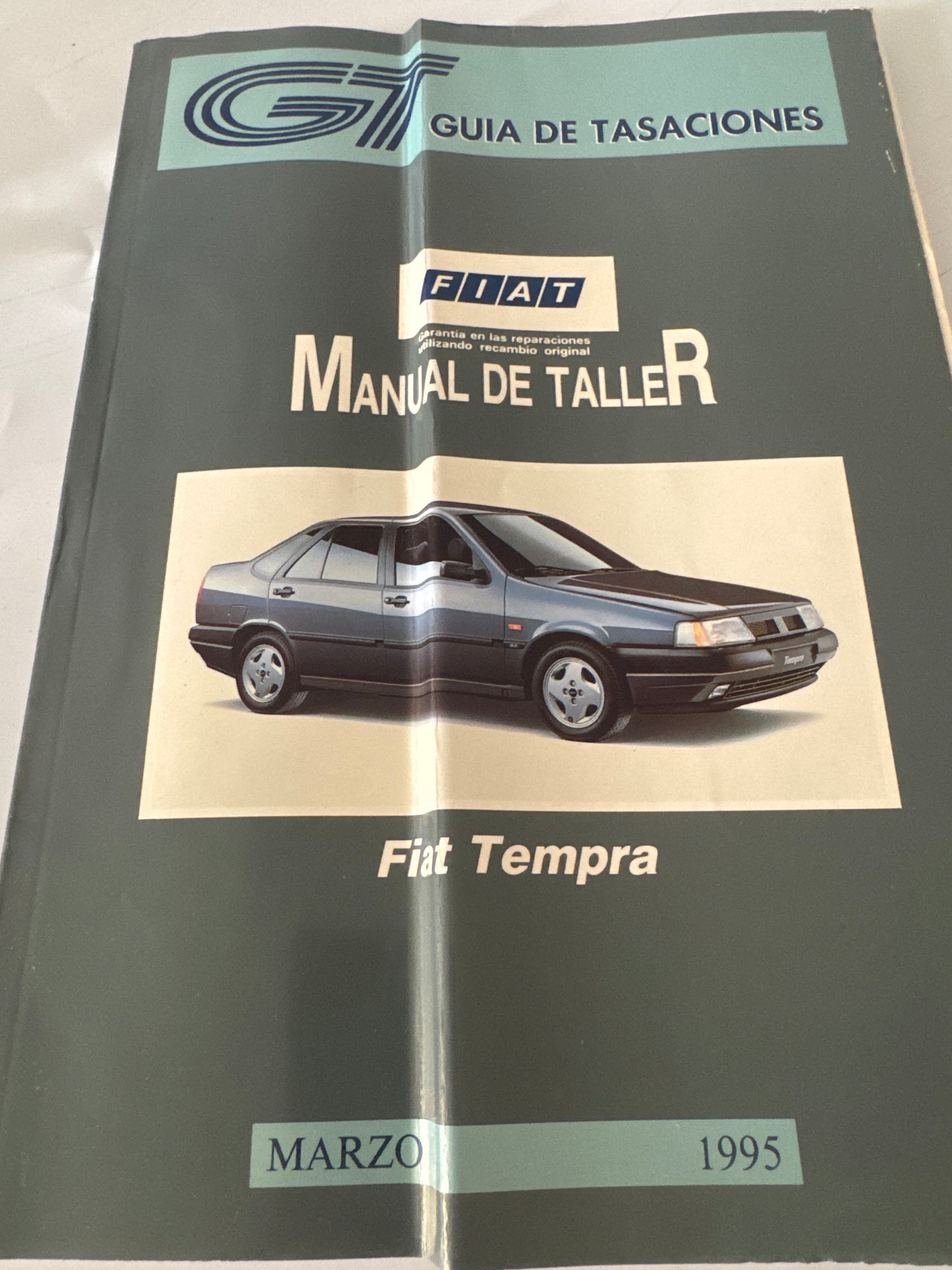 GT. Guía de tasaciones. Manual de taller. Fiat tempra. Marzo 1995