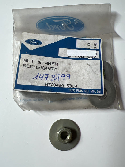 1473799, TUERCA HEXAGONAL CON ARANDELA, Ford