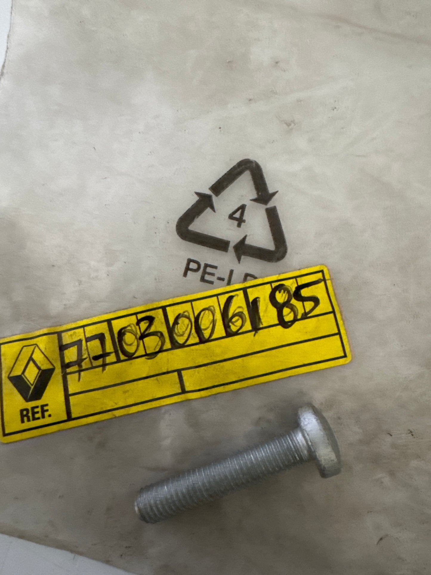 7703006185, TRN M8X125-40, Renault