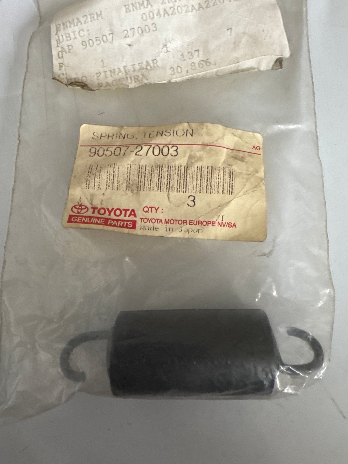 90507-27003 CAMSHAFT & VALVE, toyota