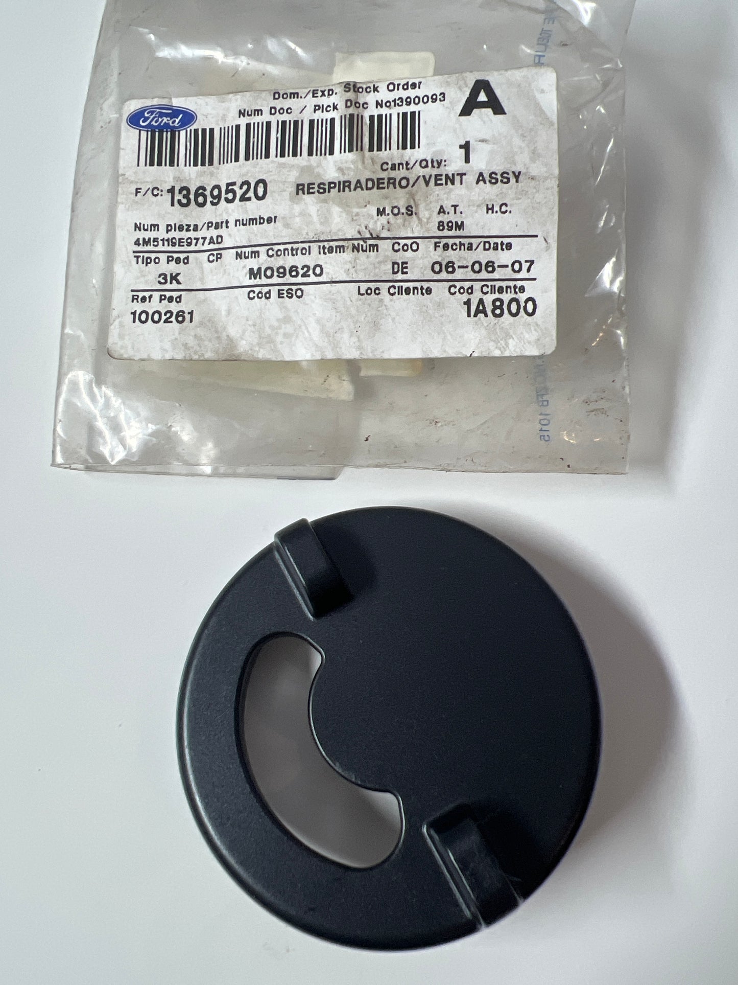 1369520, VENTILADOR DE RESPIRADERO, Ford