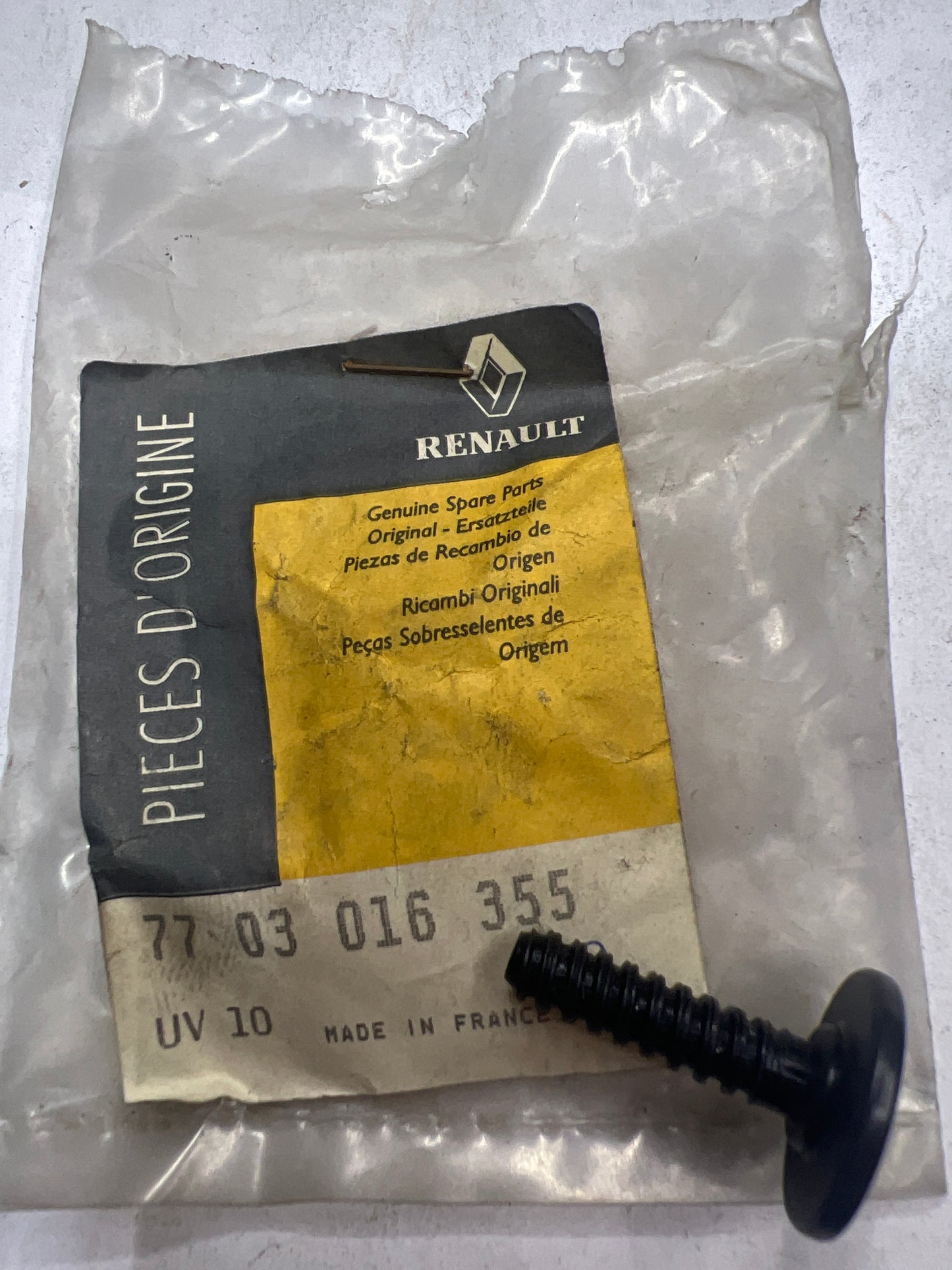 7703016355 TORNILLO RENAULT