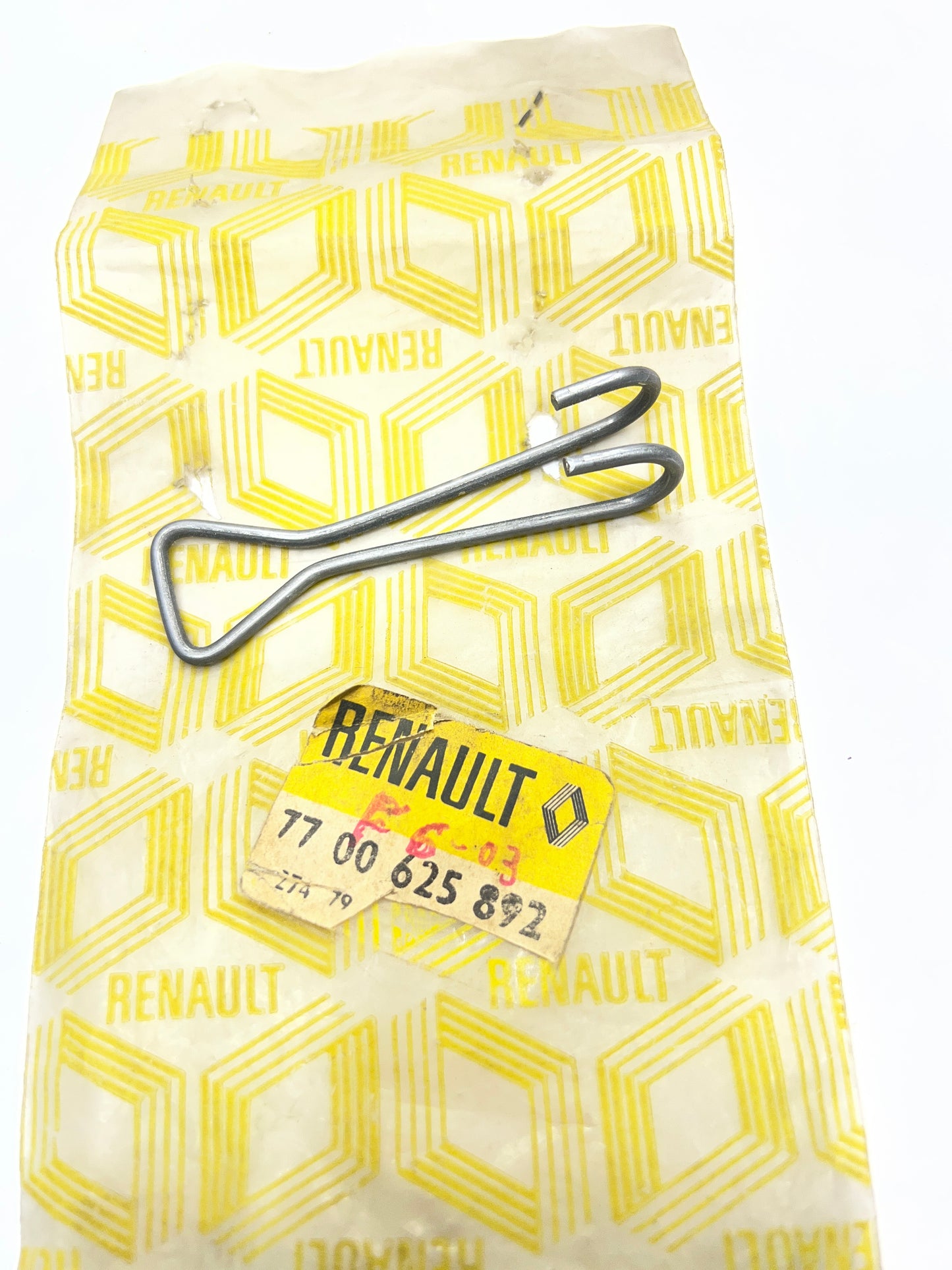 7700625892 CLIPS W/BOTTLE R5 RENAULT
