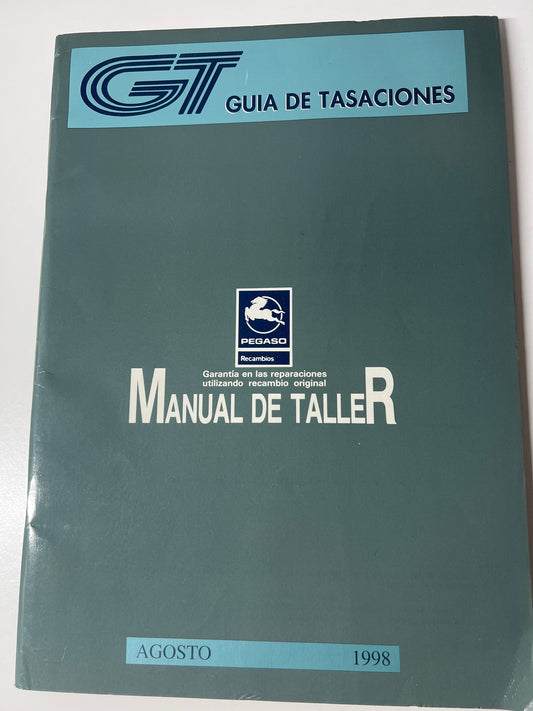 Gt Guia de Tasaciones Pegaso Manual de Taller Agosto 1998,