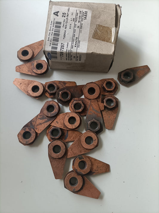 7287257, TUERCA HEXAGONAL CON BRIDA, Ford