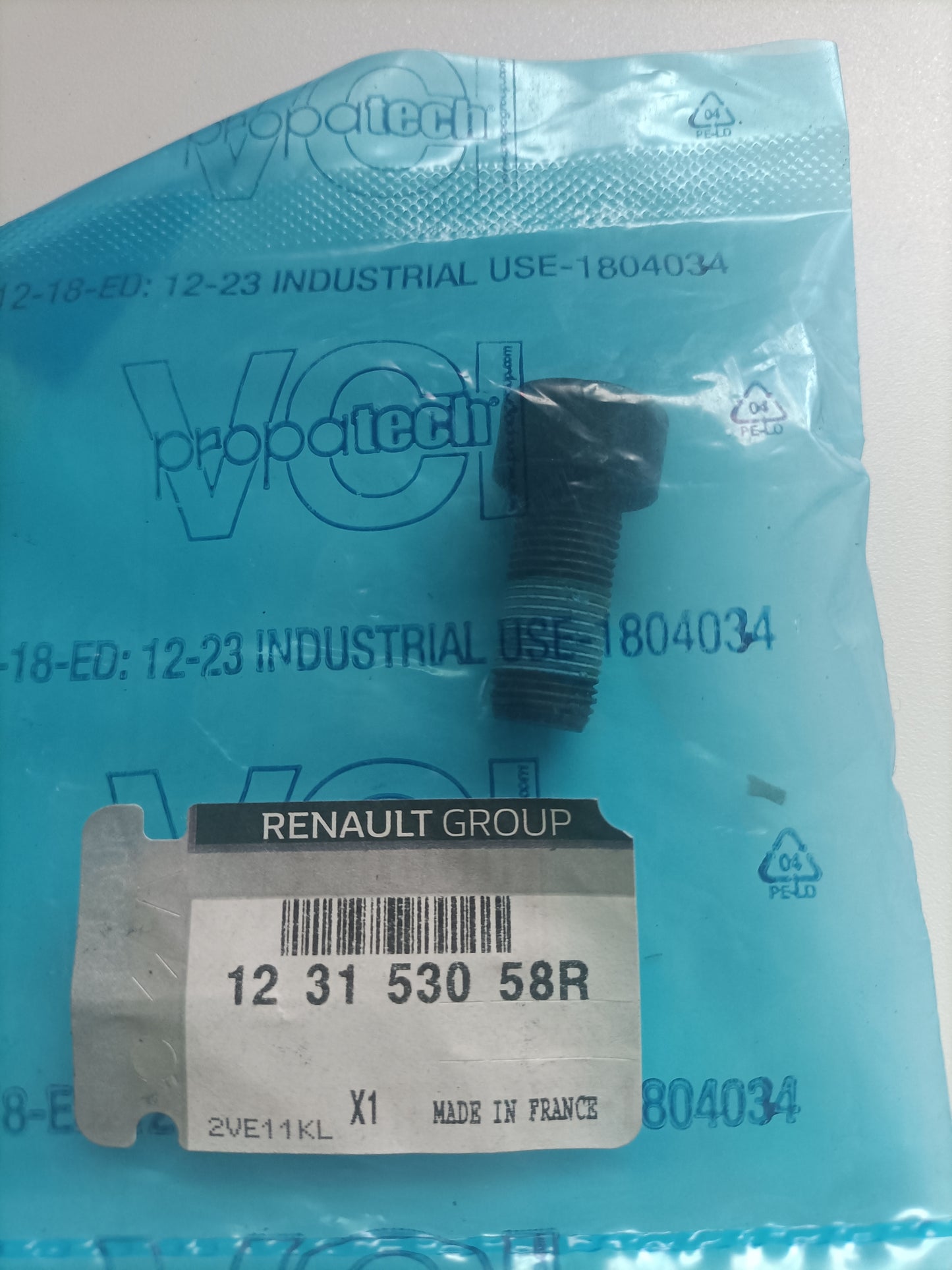 123153058R, TORNILLO FIJACION, Renault